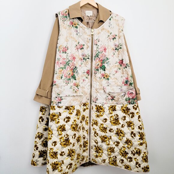 Erdem Barbour Floral Printed Vest SS24 XS - Picture 3 of 14